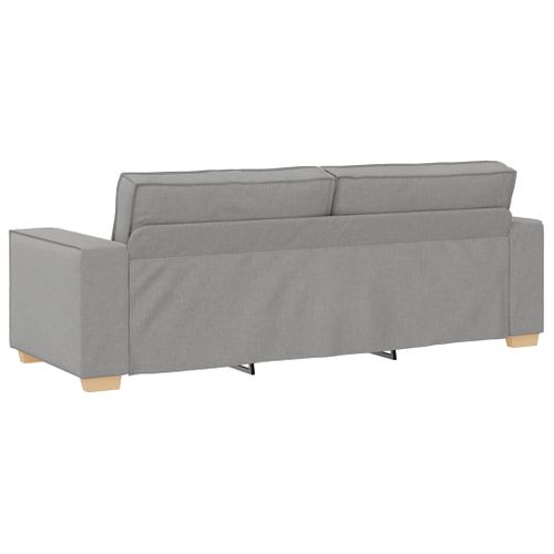 Canapé 3 Places Gris Nuage 180 Cm Tissu