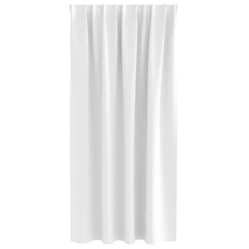 Lot de 2 Rideaux Occultants Blanc Lumineux Polyester
