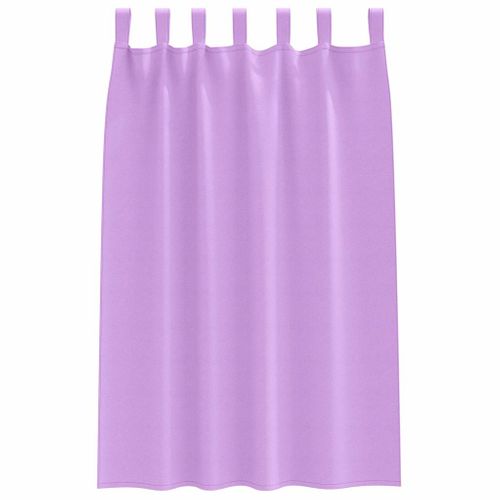 Lot de 2 Rideaux Occultants Violet Polyester  175 x140