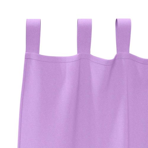 Lot de 2 Rideaux Occultants Violet Polyester  175 x140