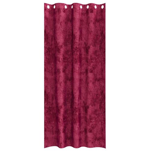 Rideaux En Velours 2 Pièces Bordeaux 260 X 140 Cm Velours