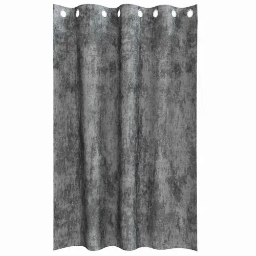 Rideaux En Velours 2 Pièces Gris 175 X 140 Cm Velours
