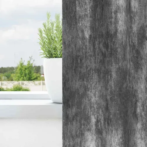 Rideaux En Velours 2 Pièces Gris 175 X 140 Cm Velours