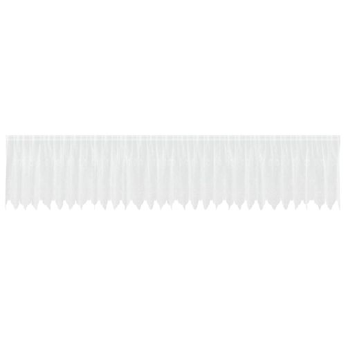 Rideau En Dentelle Avec Des Rideaux Blanc 100x750cm Polyester