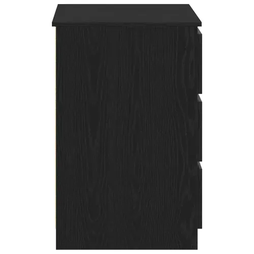Bureau Chêne Noir Bois Contreplaqué 140 X 50 X 76 Cm Durable