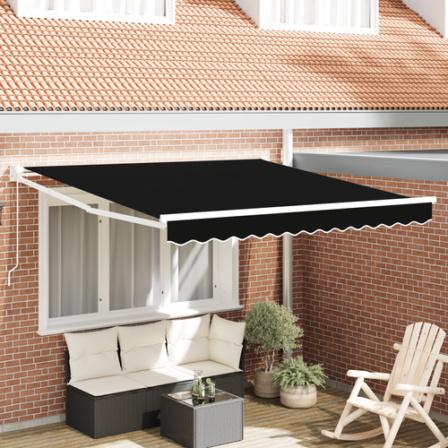 Store Rétractable Manuel Noir 300x250 Cm