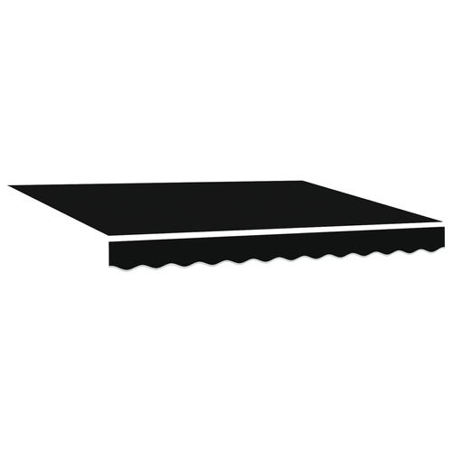 Store Rétractable Manuel Noir 300x250 Cm