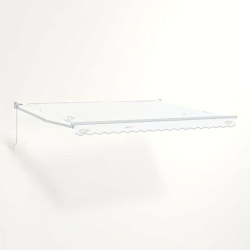 Store Rétractable Manuel Blanc 400x300 Cm