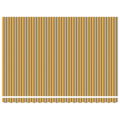 Auvent Rétractable Manuel Motif Rayé Multicolore 450x300 Cm