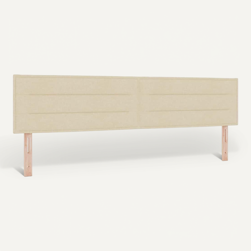 Tête De Lit Crème 200 Cm Tissu