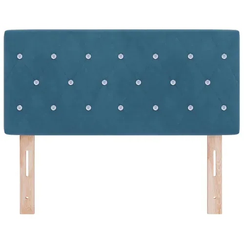 Tête De Lit Bleu Foncé 100 Cm Velours