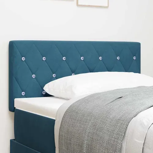 Tête De Lit Bleu Foncé 100 Cm Velours