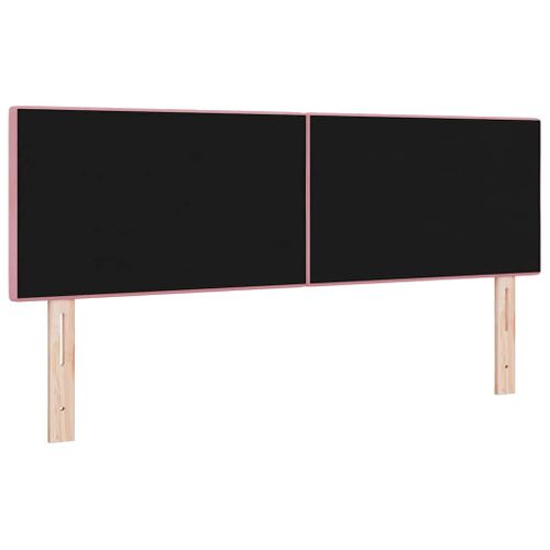 Tête De Lit Rose 144 Cm Velours