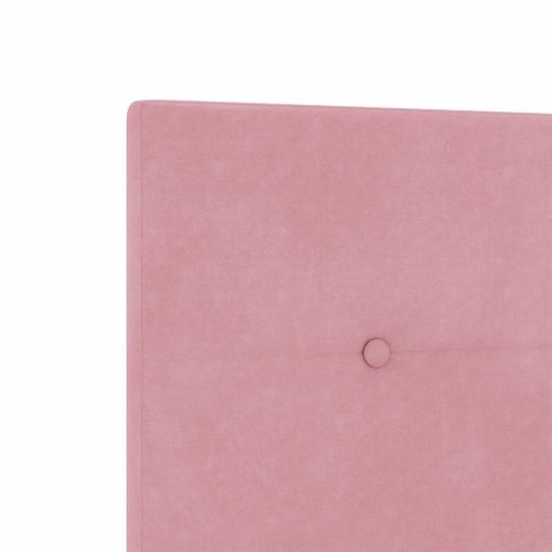 Tête De Lit Rose 144 Cm Velours