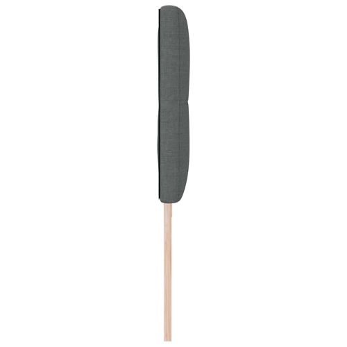 Tête De Lit Avec Tête De Lit Gris Foncé 200 Cm Tissu