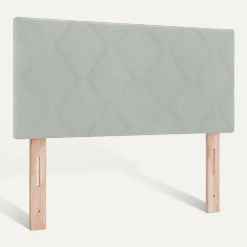 Tête De Lit Gris Clair 90 Cm Velours