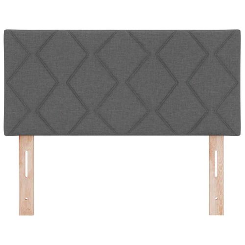 Tête De Lit Gris Foncé 100 Cm Tissu