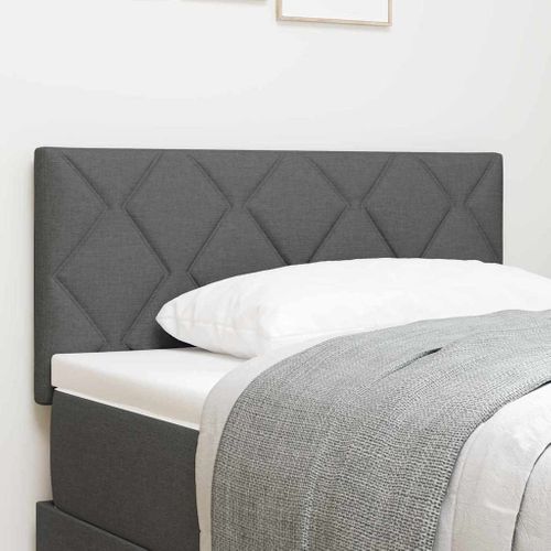 Tête De Lit Gris Foncé 100 Cm Tissu