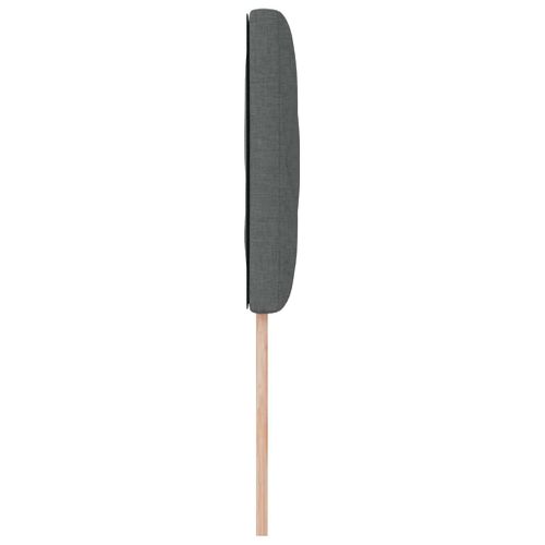 Tête De Lit Gris Foncé 100 Cm Tissu