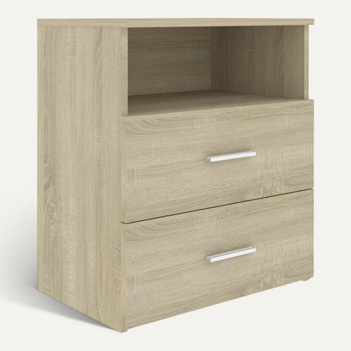 Table De Chevet Chêne Sonoma 50x32x60 Cm