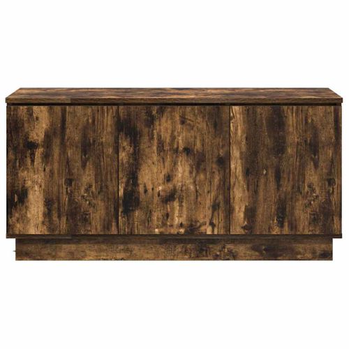 Meuble TV Chêne Fumé 100 X 38 X 49 Cm Bois D'ingénierie