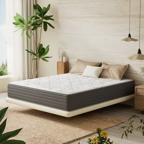 Matelas à Ressorts Ensachés 90x200 Epaisseur 22cm, 7 Zones