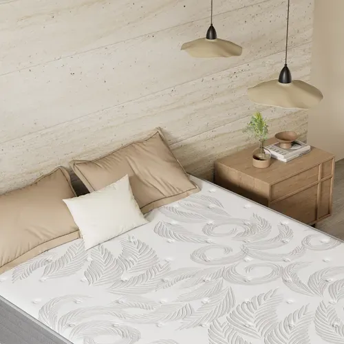 Matelas à Ressorts Ensachés 90x200 Epaisseur 22cm, 7 Zones