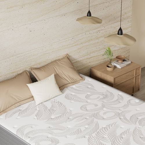 Matelas à Ressorts Ensachés 90x200 cm Epaisseur 25cm, 7 Zones