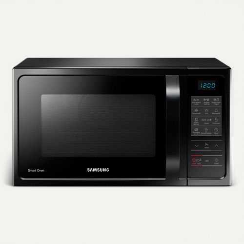 Four micro-ondes combiné SAMSUNG MC28H5013AK capacité 28L vue de face