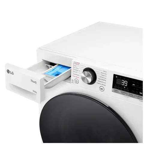Lave-linge Hublot Séchant Lg F964r76wrst 9/6 Kg Blanc