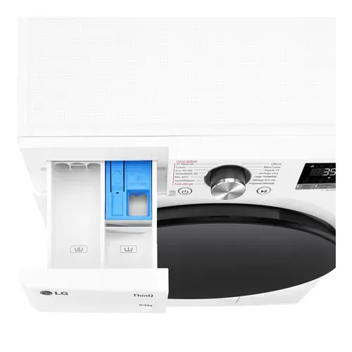 Lave-linge Hublot Séchant Lg F964r76wrst 9/6 Kg Blanc