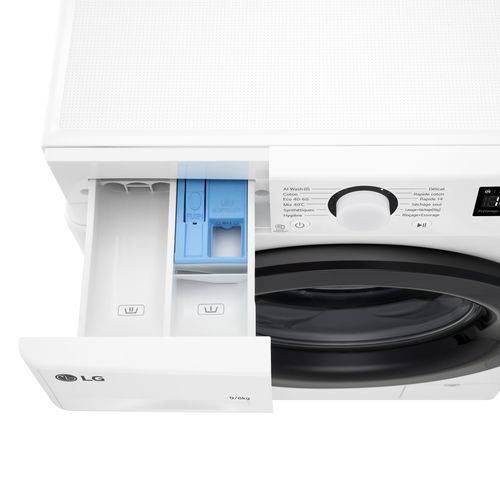 Lave-linge hublot séchant LG F964R35WR 9/6kg Blanc