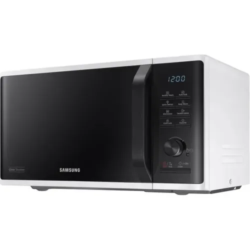 Micro-ondes Solo 23l - Ms23k3555ew - Blanc - Contrôle Électronique + Bouton - Fonction Maintien Au C