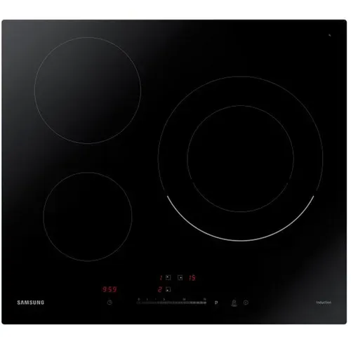 Table De Cuisson à Induction 60cm 3 Feux 7200w Noir Nz63r3727bk