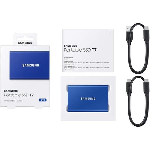 Ssd Externe T7 Bleu 2 To Mu-pc2t0h/ww