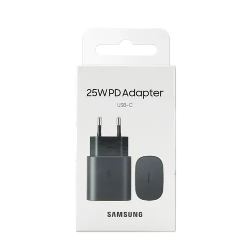 Adaptateur Samsung De Voyage À Charge Rapide Usb C 25w Noir
