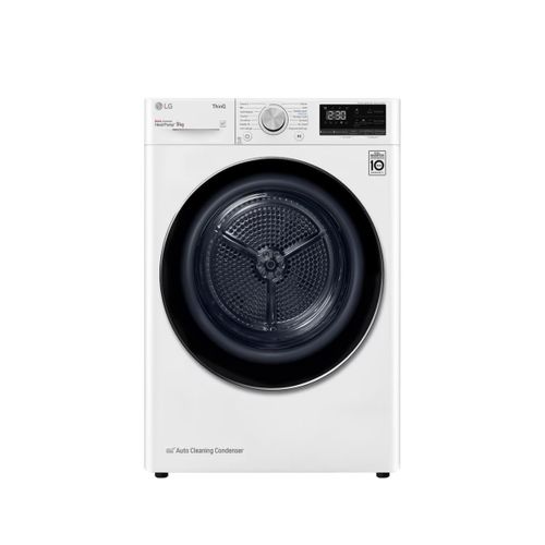 Sèche-linge Hublot condensation Pompe à chaleur 9 kg - Rh9v50wh Blanc