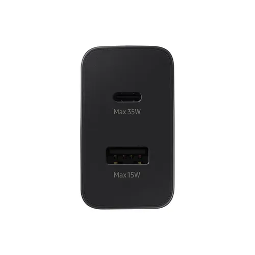 Ep-ta220nbegeu - Adaptateur Secteur Duo Usb Type C et Usb A - 35w, Noir (emballage Original)