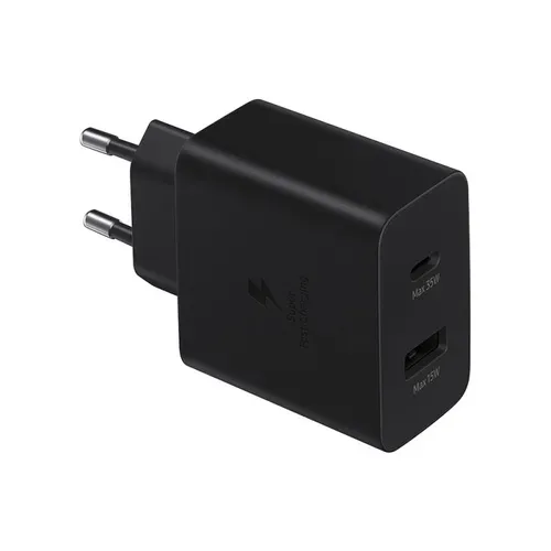 Ep-ta220nbegeu - Adaptateur Secteur Duo Usb Type C et Usb A - 35w, Noir (emballage Original)
