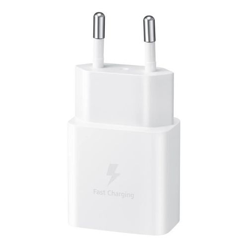 Chargeur Secteur USB C 15w + Câble USB C - 15w - Blanc
