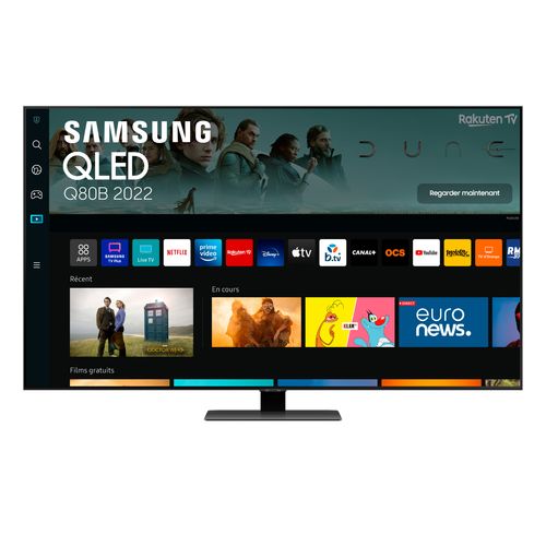 TV Qled 4k Uhd - 55'' (140 Cm) - Qe55q80b - Smart TV - Dalle 100hz - Hdmi 2.1 - Dolby Atmos