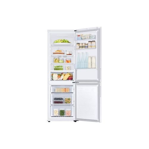 Réfrigérateur Congélateur - Rb33b610eww - 344l - 185cm - E - No Frost - Poignées Int Côté - Blanc