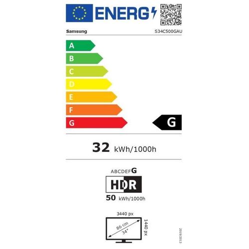 Ecran PC - Samsung - Viewfinity S5 S50gc - Ls34c500gau - 34 Uwqhd