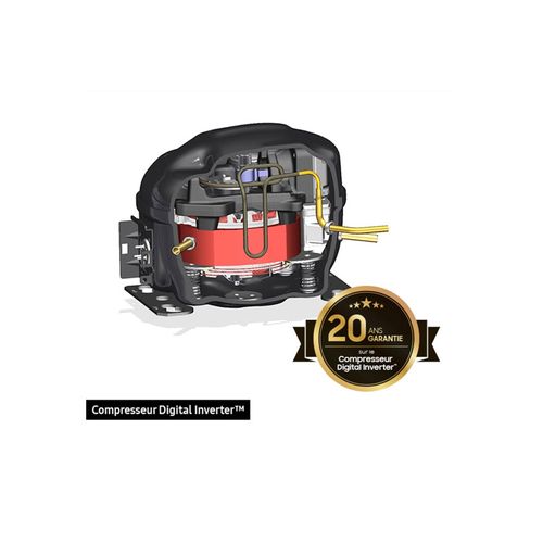 Réfrigérateur Combiné Intégrable 60cm 344l Nofrost Rb34c602dsa