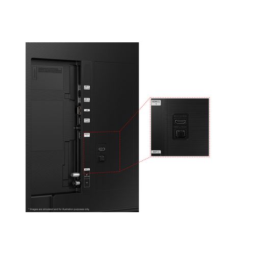 Téléviseur QLED 75'' 189 cm SAMSUNG 75Q67C vue de derrière