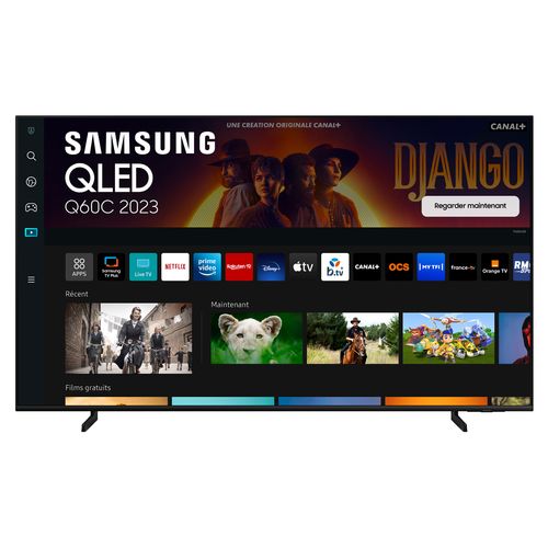 Téléviseur 4K 85'' 214 cm SAMSUNG 85Q60C vue de face