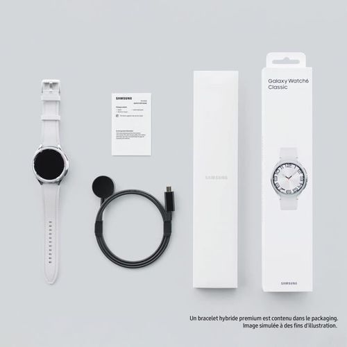 Galaxy Watch6 Classic 47 Mm Argent Bluetooth