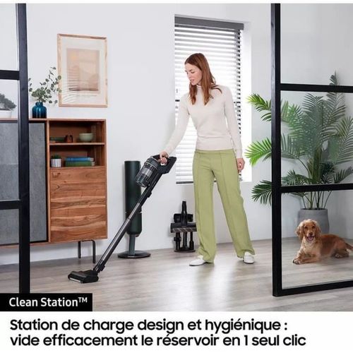 Aspirateur Balai Avec Clean Station  Bespoke Jet Plus Complete Vs20b95c43w - 210 Aw
