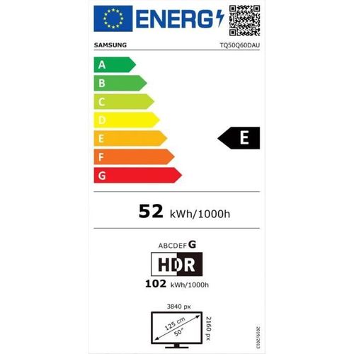Téléviseur QLED 50" (127 cm) Tq50q60d 4K UHD Smart TV 2024 Noir