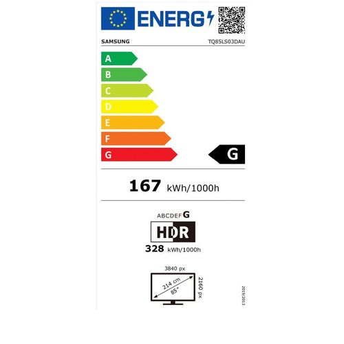 Téléviseur QLED 85'' (214 cm) 4k UHD The Frame - Tq85ls03d
